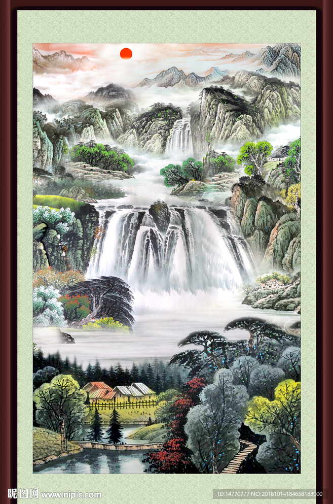 国画山水