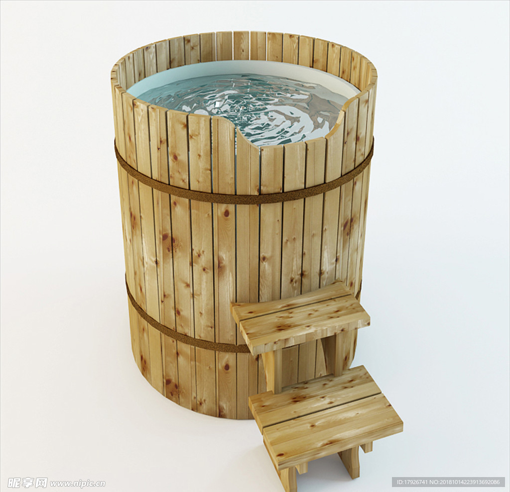 沐浴桶模型