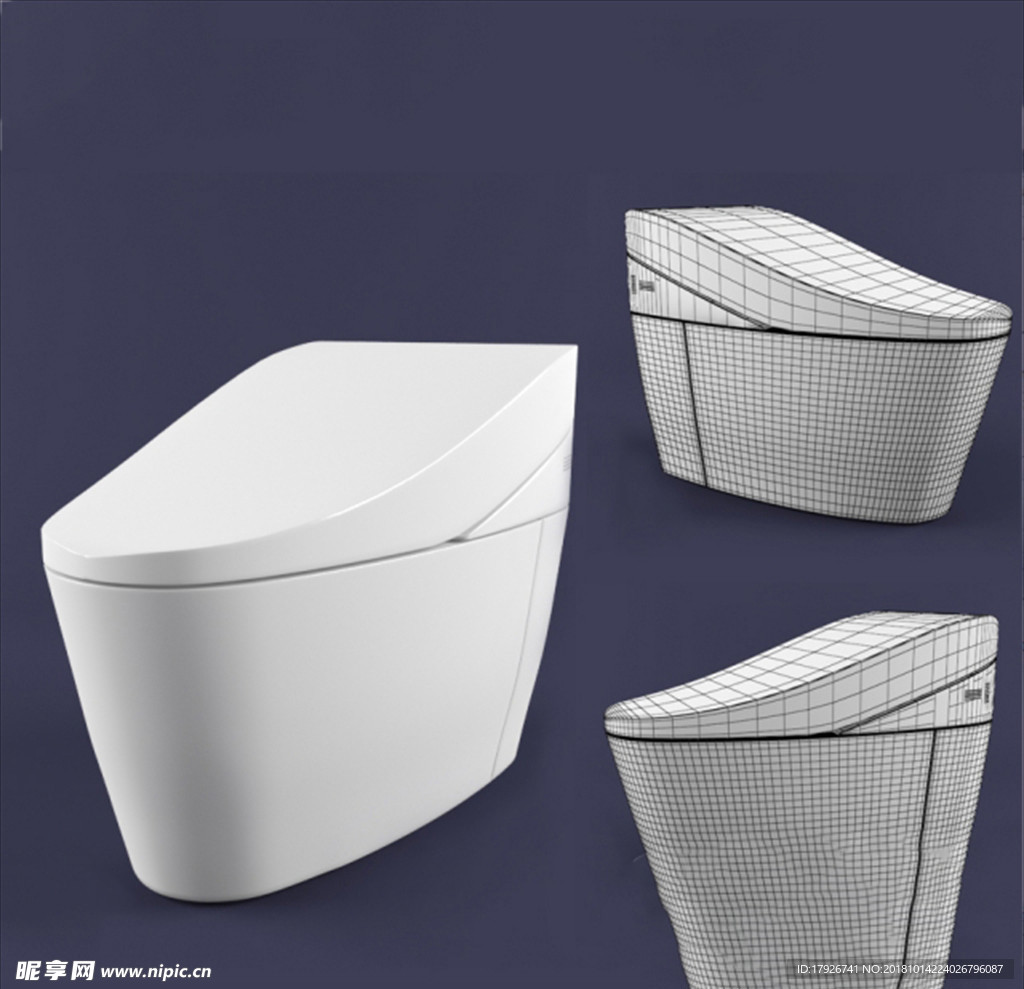 坐便器模型