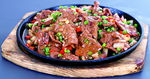 铁板孜然牛肉