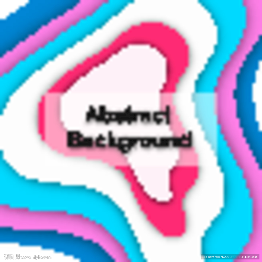 山形 水纹 波浪剪纸风