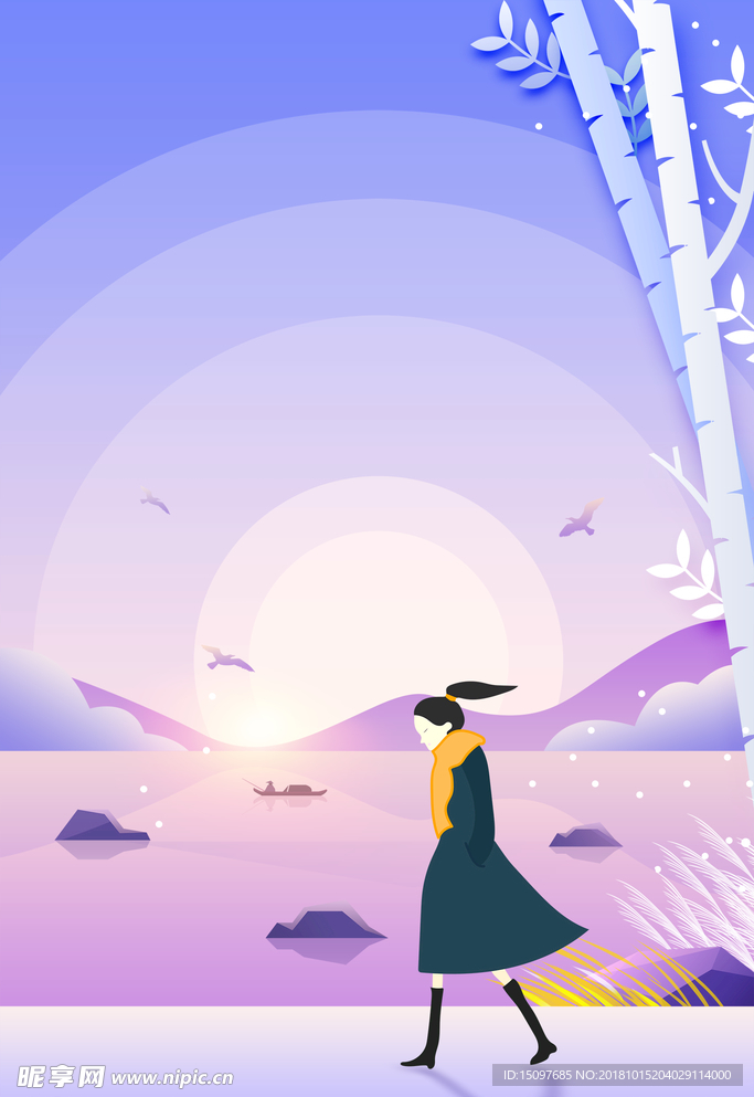 冬天背景