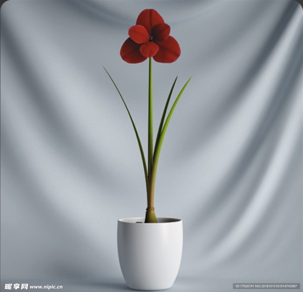 植物摆件3D模型