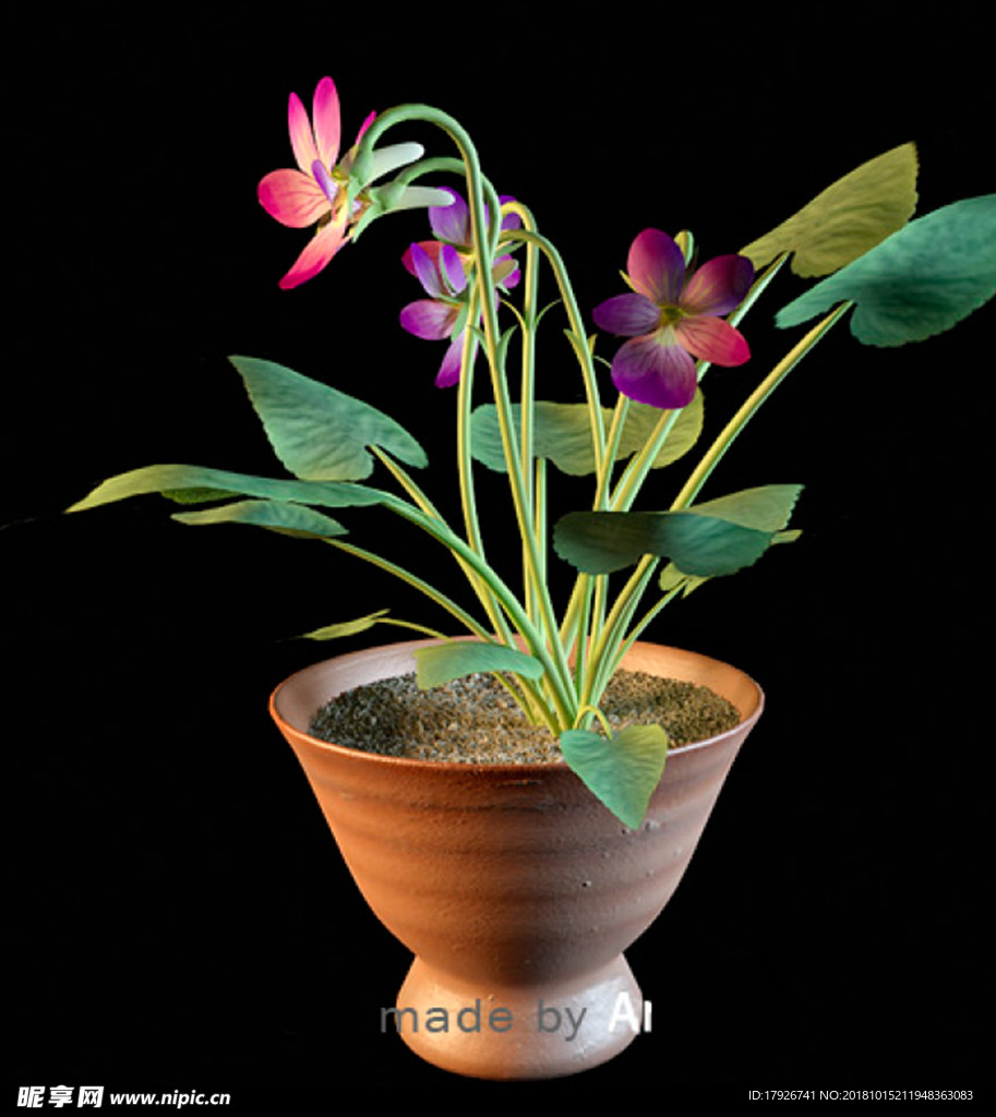 花卉3D模型