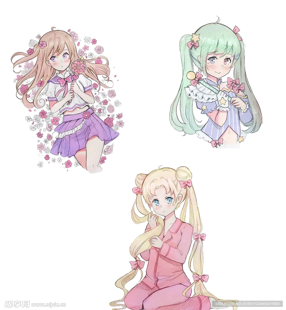 卡通少女