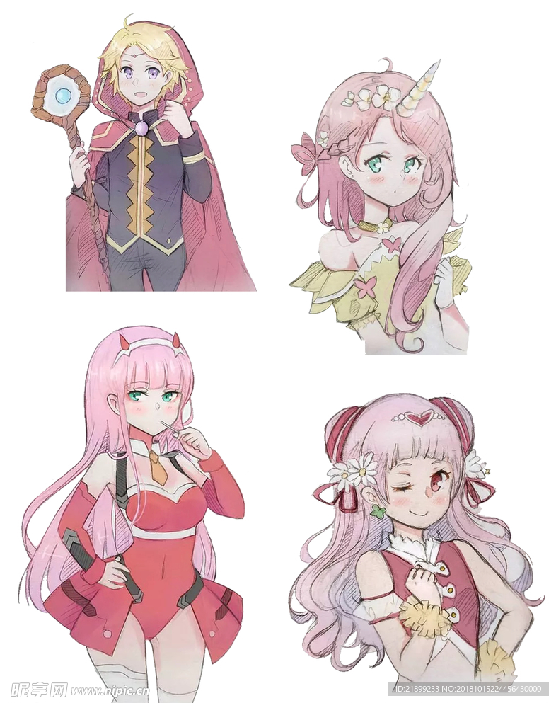 卡通少女