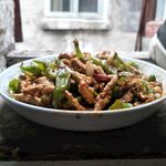 青椒炒肉
