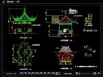 廊子建筑结构详图CAD
