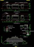 廊子建筑结构详图CAD