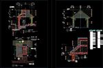 廊子建筑结构详图CAD
