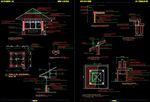 廊子建筑结构详图CAD