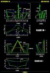 廊子建筑结构详图CAD