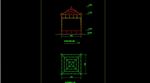 亭子廊子建筑结构详图CAD