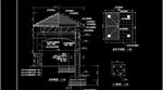 廊子建筑结构详图CAD