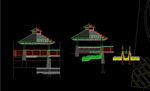 亭子廊子建筑结构详图CAD