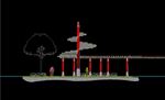 亭子廊子建筑结构详图CAD