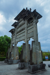 湖边古村落
