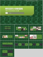 绿色总结ppt