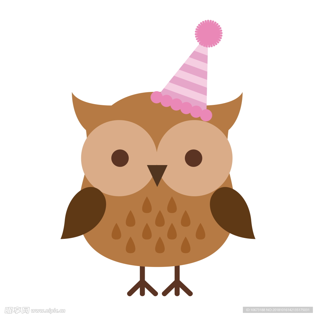 卡通猫头鹰