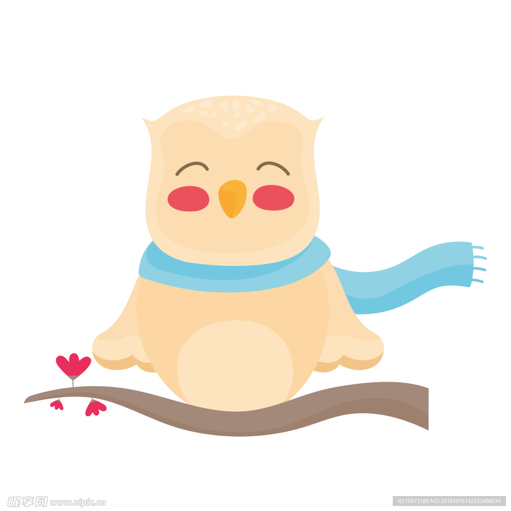 透明底猫头鹰