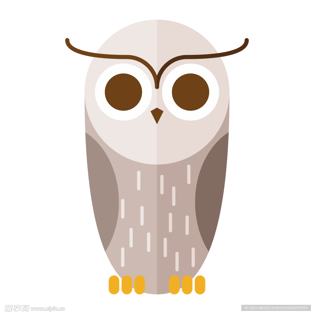 卡通猫头鹰