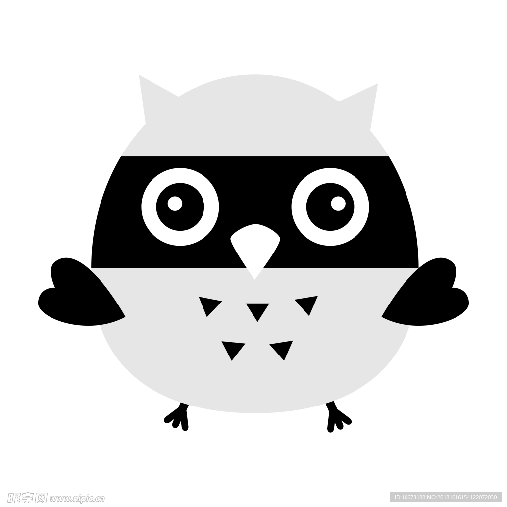 卡通猫头鹰