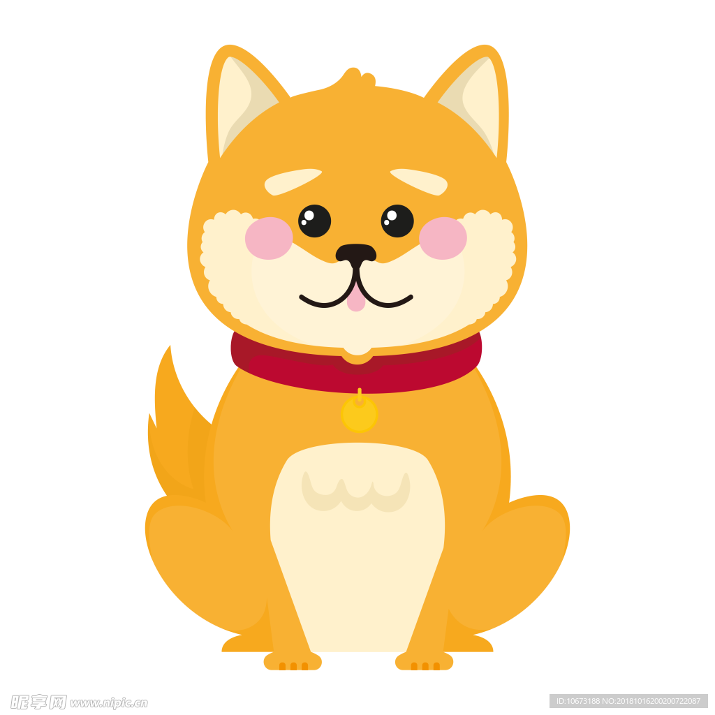 透明底狗