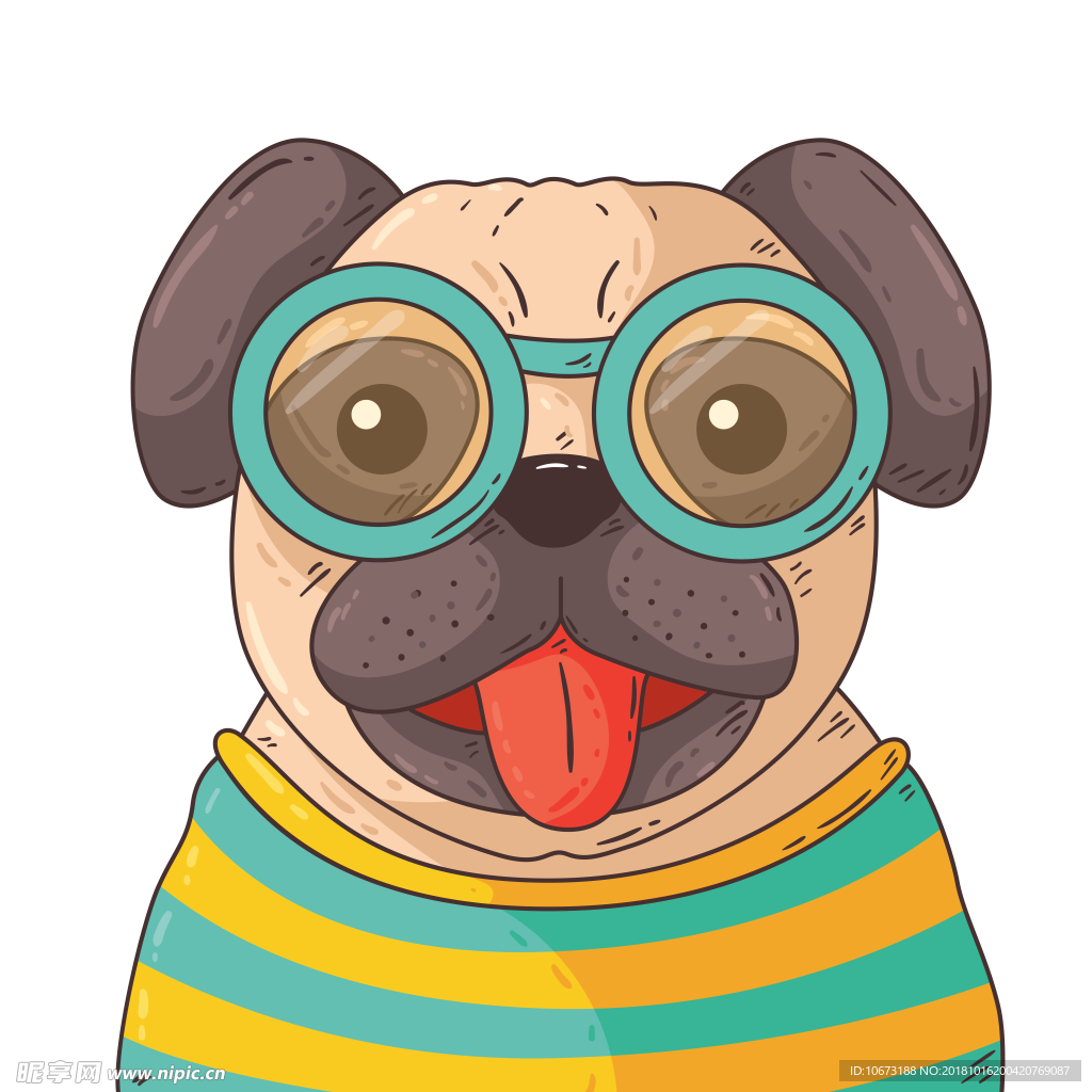 卡通狗图片
