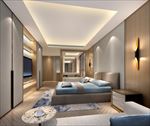 酒店客房豪华3d渲染模型