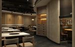 主题餐厅饭店3D渲染模型