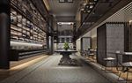 主题餐厅饭店3D渲染模型