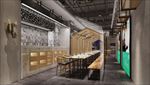 主题餐厅饭店3D渲染模型