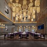 主题餐厅饭店3D渲染模型