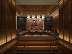 餐厅包厢3D渲染模型