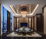 餐厅包厢3D渲染模型