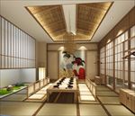 餐厅包厢3D渲染模型