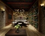 餐厅包厢3D渲染模型