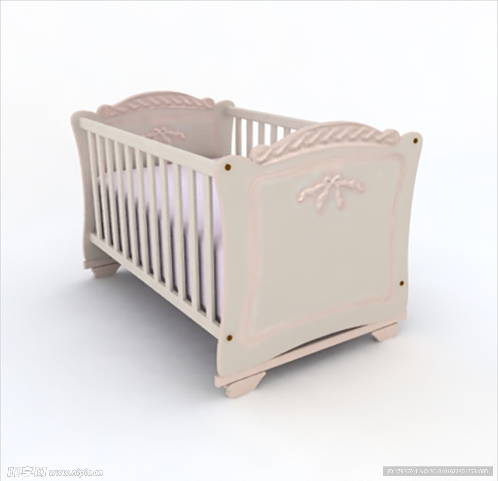 婴儿床家具3D模型