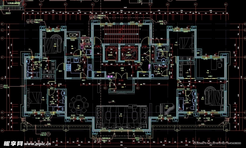 建筑 住宅施工图  立面图