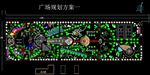 绿化道路广场结构详图CAD