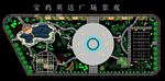 绿化道路广场结构详图CAD