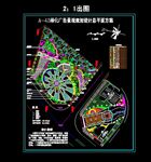 绿化道路广场结构详图CAD
