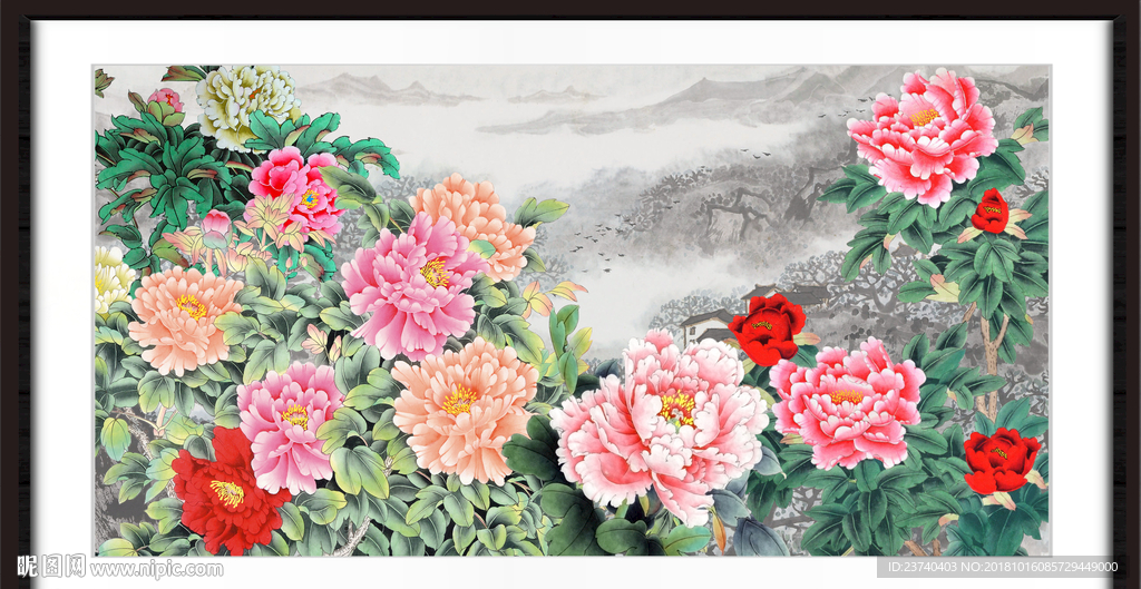 富贵满堂 牡丹富贵图 富贵吉祥