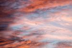 天空 唯美夕阳 云层  云朵