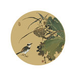 矢量国画鸟