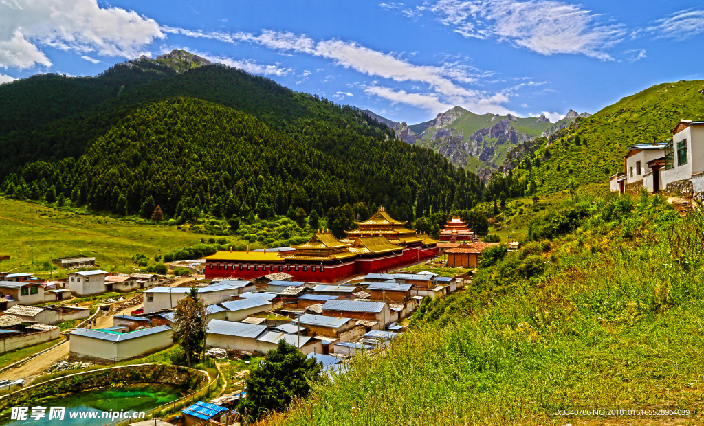 青山村落