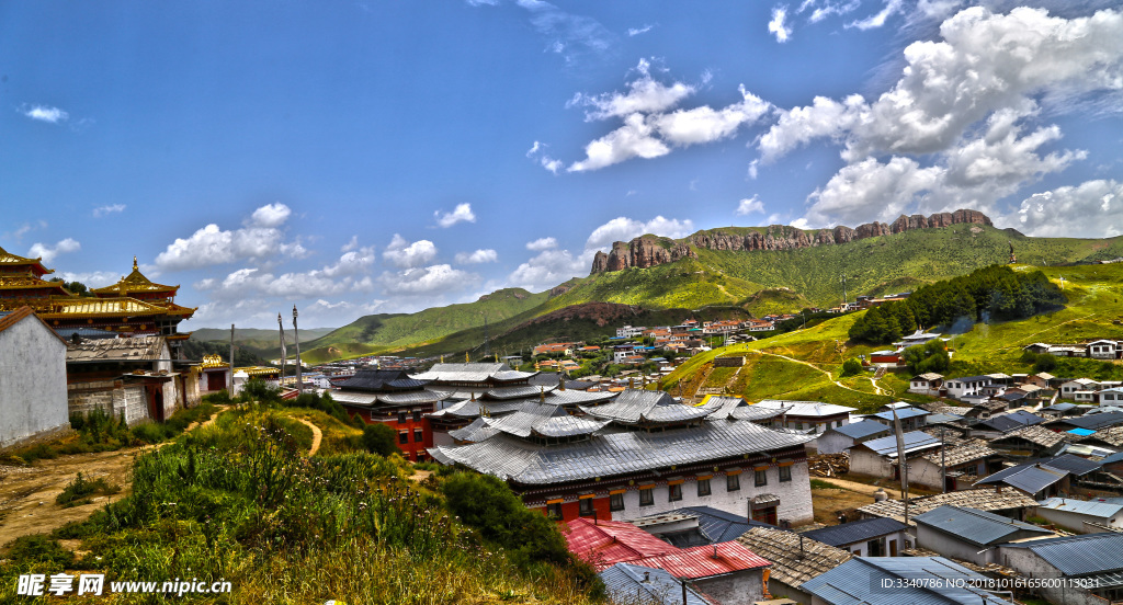 青山村落