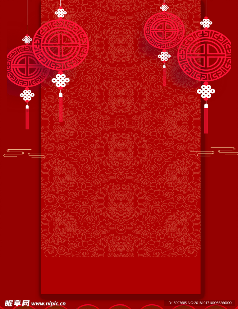 红色背景