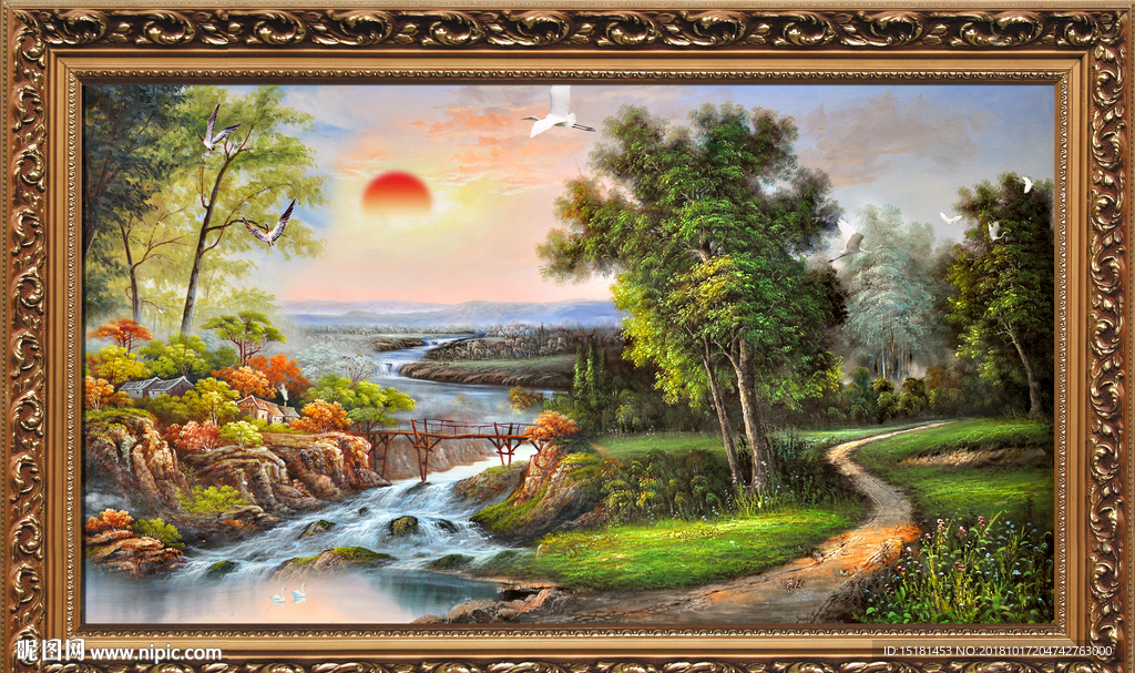 油画 油画风景
