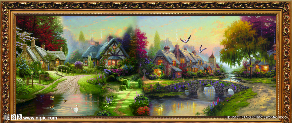 油画 油画风景